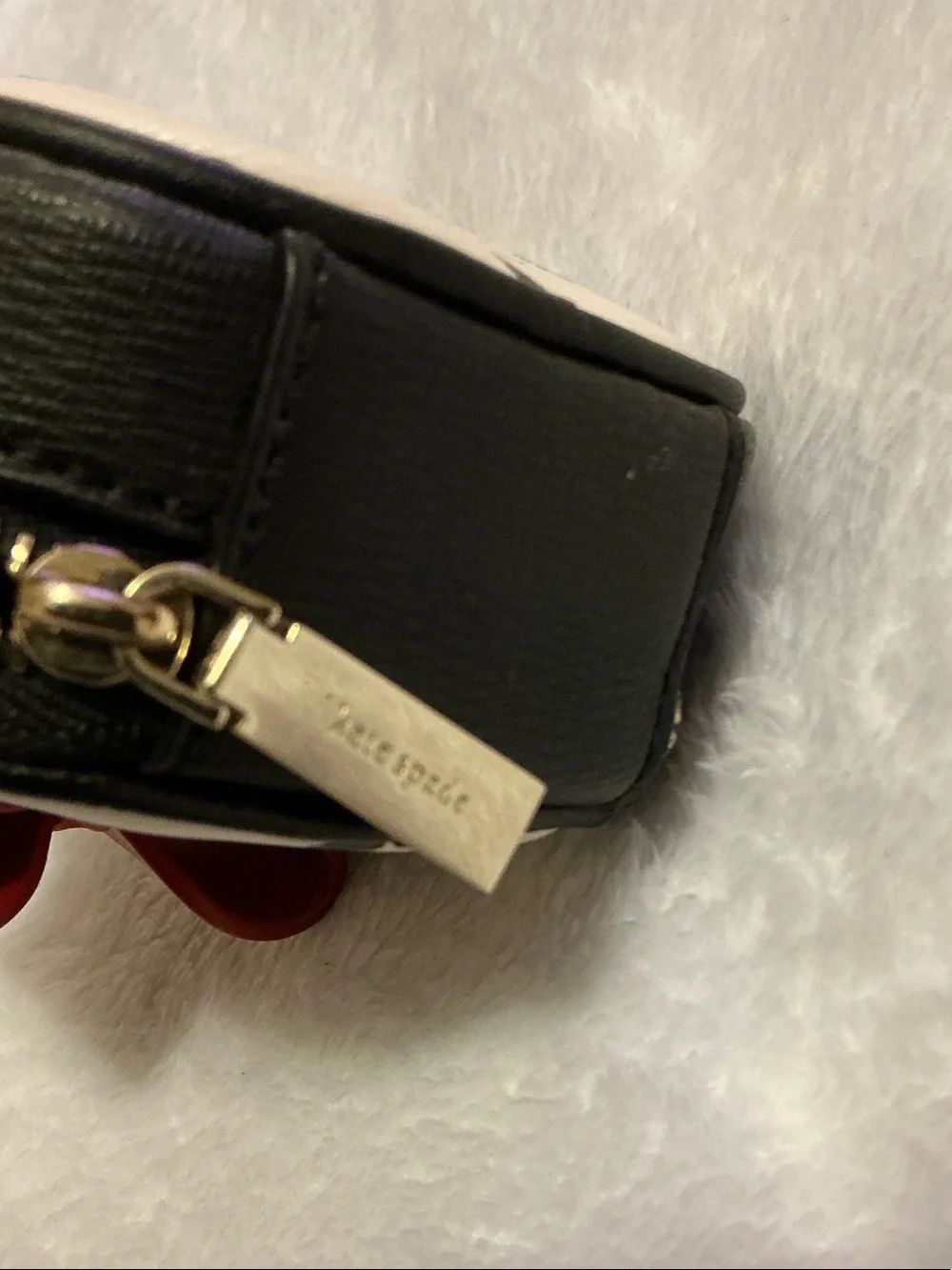 Kate Spade x Disney Novelty Polka Dot Minnie Mouse Coin Purse Key Holder. NWT’s